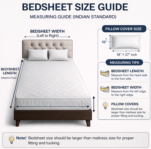 Bedsheet Size Guide